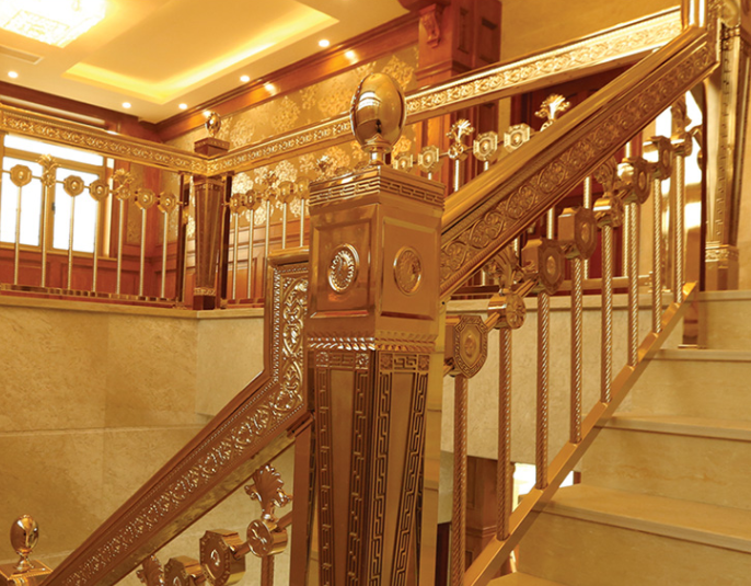 豪華銅藝會所護欄定制(圖1) 豪華銅藝會所護欄定制(圖1)