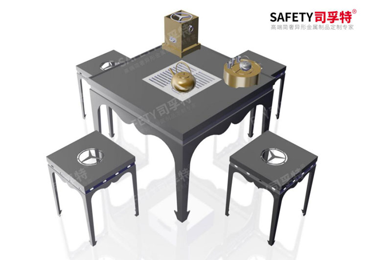 從“火塘烤茶”到“圍爐煮茶”，傳承中華茶文化 [精制鋼圍爐茶桌|炭火爐](圖9)